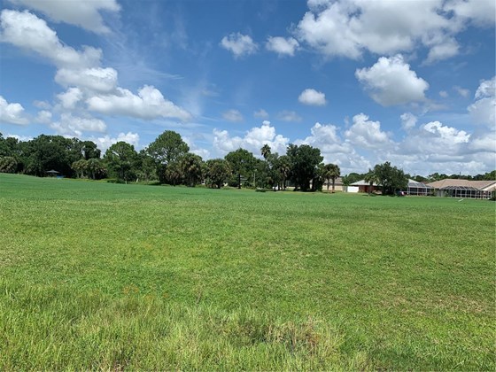 Looking straight back onto the golf course - Vacant Land for sale at 35 Long Meadow Pl, Rotonda West, FL 33947 - MLS Number is D6121391