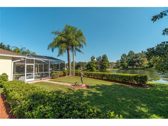 Plenty of room outside of your Lanai to enjoy Yard Games or frolic with your pets - Single Family Home for sale at 6521 Sundew Ct, Lakewood Ranch, FL 34202 - MLS Number is A4514104