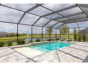 Pool view left to right - Single Family Home for sale at 1113 Thornbury Dr, Parrish, FL 34219 - MLS Number is A4521922
