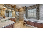Master bathroom renovated in 2016. - Single Family Home for sale at 8821 Misty Creek Dr, Sarasota, FL 34241 - MLS Number is A4521942